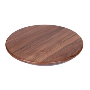 Support à gâteau rond en bois au design populaire, personnalisable en gros, finitions naturelles pour présentoir de mariage et d'anniversaire - Product Image 1