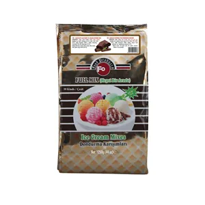 Fo Chocolate Flavored Powder Ice Cream Mix 1250g Ice Cream Powder High Quality Made In Turkey