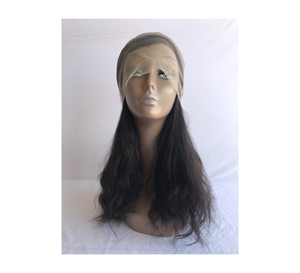 Meilleur fournisseur au monde vente facile à installer naturel ondulé 16 pouces pleine dentelle perruque vierge Temple cheveux qualité Extension de cheveux humains - Product Image 1