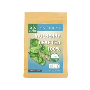 WANMAI29 Mulberry Leaf Tea unterstützt vegane und ketogene Diäten 100% echtes Kraut im Kraft-Steeping-Beutel