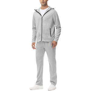 Chándal de entrenamiento OEM/ODM para hombre, conjunto de Jogger de tela transpirable, diseño personalizado y logotipo, chándal informal de algodón 100% para hombre - Product Image 3