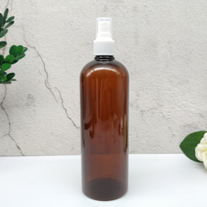 Dark Brown PET <b>Bottle</b> 500ml - 24mm - 40g Cosmetic <b>Shampoo</b> Body Wash Lotion Packaging Container Flip Top Cap Empty Plastic - Product Image 4