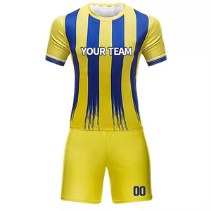 Vente en gros de vêtements de football personnalisés pour hommes, ensemble d'uniformes personnalisables, vêtements de sport par sublimation, y compris maillot de football, maillot de football - Product Image 5