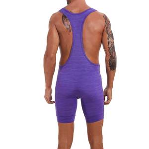 Sublimé personnalisé de haute qualité Vente en gros Haltérophilie Costume Fashion Wrestling Singlet pour hommes - Product Image 2