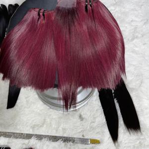 VietNam extension de cheveux humains non transformés os droit vison naturel VietNam faisceau de cheveux bruts vierges en vrac de cheveux humains - Product Image 3