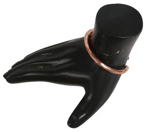 Boutons de manchette personnalisés en cuivre pur avec qualité artisanale artisanale pour accessoires de marié au prix de gros - Product Image 4