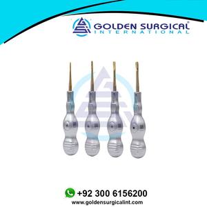 Elevador Dental de Luxación, Periotomo, Elevador Quirúrgico de 2m, 3m, 4m, 5m, Puntas Recubiertas de Titanio - Product Image 6