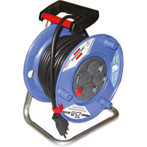 4473GE 50 Drum-Type Cable Reel for Home Appliances Complete EU/CN AC/DC <b>Plug</b> C14 Male End IEC Female End Copper <b>Extension</b> Cord - Product Image 1