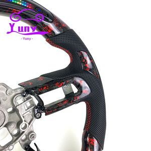 Conception de style de course pour <span class=keywords><strong>Ford</strong></span> <span class=keywords><strong>Mustang</strong></span> Custom LED Forged Cars Volant en fibre de carbone pour <span class=keywords><strong>Mustang</strong></span> <span class=keywords><strong>GT</strong></span> 350 <span class=keywords><strong>500</strong></span> Shelby en forme de D - Product Image 5