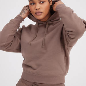 Sudaderas con Capucha de Color Sólido para Mujer, Otoño Invierno, Estilo Urbano, Manga Larga, Casuales, 100% Algodón - Product Image 5