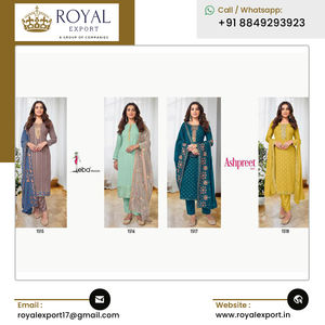 Venta al por mayor de alta calidad Heavy Chinon & Georgette bordado colección de trajes pakistaníes al mejor precio competitivo - Product Image 6