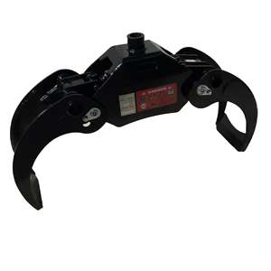 מחפר בוסוורת' עם כף הריסה, גרפל הידראולי לעצים, מנוף לעצים - Product Image 6