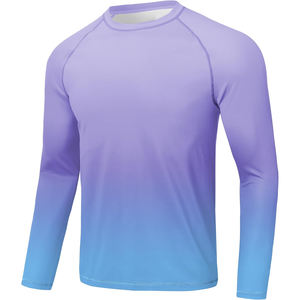 Rashguard pour homme en polyester sublimé Rashguard MMA à manches longues Chemise de compression sportive Évacuation de l'humidité Impression par sublimation - Product Image 3