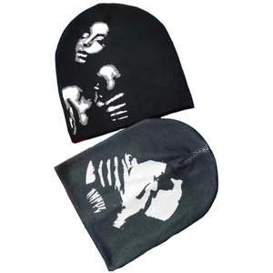 Custom Winter Women's Beanie with Knit Cuff Dot and Fruit Digital Print Skull <b>Cap</b> Sublimation Printing for Travel - Product Image 6