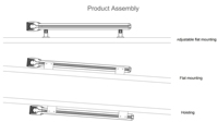 Auvent pliant de toit facile à installer pour balcon Auvent de lucarne rétractable personnalisé pour pergola et véranda
