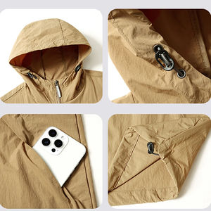 Veste coupe-vent en toile de qualité supérieure pour hommes respirant hiver Design décontracté prix bas et haute qualité 2025 nouveau modèle - Product Image 6