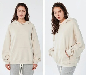 Sweat à capuche surdimensionné pour femmes sur mesure OEM matériau de haute qualité avec des couleurs personnalisées taille et logo Hoodies - Product Image 5