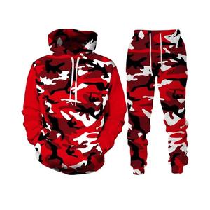 Ensemble sweat-shirt et jogging deux pièces de haute qualité, personnalisé OEM ODM, motif uni d'hiver, hommes, coton biologique 100% de haute qualité, streetwear - Product Image 4