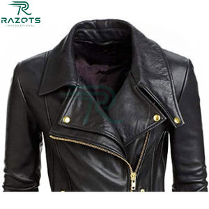 Chaqueta de Cuero para Mujer, 100% Piel de Oveja Genuina, Chaqueta de Cuero para Mujer para Invierno, Gran Venta - Product Image 4