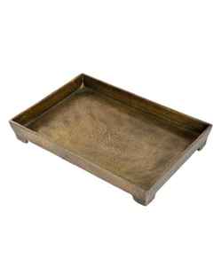 Plateau de service en laiton au meilleur prix Design antique moderne et luxueux de couleur dorée pour une utilisation décorative élégante pour la maison - Product Image 6