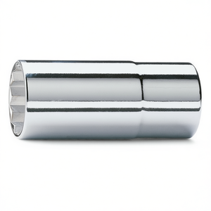 Chiavi a Bussola Cromate con Attacco Quadrato Femmina da 3/8'' Tipo Lungo con Testa Poligonale - Product Image 2