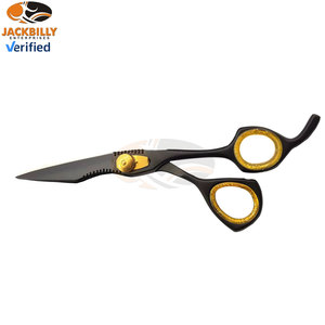Jackbilly กรรไกรตัดผมสแตนเลสคุณภาพดีกรรไกรตัดผมสีดำเคลือบผงแบรนด์ออกแบบได้ตามต้องการ - Product Image 5