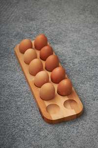Porte-oeufs en bois massif - Product Image 3