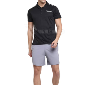 เสื้อโปโลแฟชั่นสีทึบสำหรับผู้ชาย, เสื้อโปโลแห้งเร็วคุณภาพสูงสวมใส่สบายและมีสไตล์ - Product Image 2