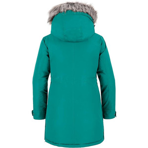 Veste matelassée d'hiver pour femmes, moderne et tendance, unie, respirante, en tissu tissé, coupe-vent, construction isolante - Product Image 2