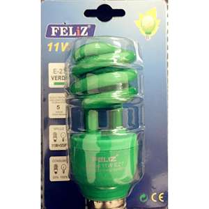 Bombilla LED Espiral de Halloween, Bajo Consumo, 2700K, Blanco Cálido Suave, Cristal, Base E27, 11W, Decoración Residencial e Iluminación para Fiestas - Product Image 3