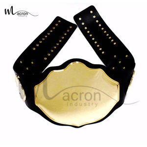 Ceinture en cuir et plaque métallique réglable, de qualité supérieure, style nouveau, fabrication artisanale, fournisseur de premier plan, vente en gros - Product Image 1