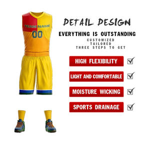 Hot Sale Unisex Reversible Basketball Uniform Set Custom Printed Breathable Youth Basketball <b>Shorts</b> <b>Cool</b> Personalized Sportswear - Product Image 3