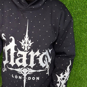 Sweat-shirts à capuche surdimensionnés personnalisés pour hommes, streetwear lourd pour l'hiver, en molleton de coton et polyester respirant - Product Image 3