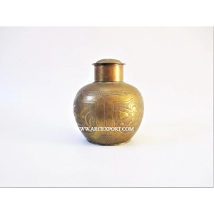 Jarrón de Jengibre de Metal, Chapado en Oro, Hecho a Mano, Material de Alta Calidad, Jarrón y Olla, Utensilios de Cocina, Suministros Hechos a Mano de Proveedor Indio - Product Image 2