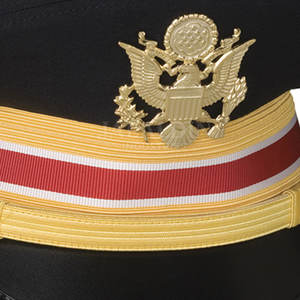 Fournisseur de casquettes de cérémonie personnalisées en gros pour le chef adjoint de la police, casquette marine, extérieur, 100% coton respirant, unisexe, quatre saisons - Product Image 2