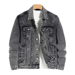 Ventes en gros direct d'usine, vestes safari en denim pour hommes, motif camouflage élégant, respirantes, séchage rapide, toile de haute qualité, durables - Product Image 1