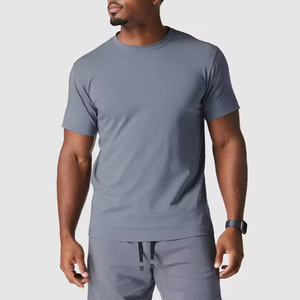 T-shirts personnalisés avec logo, 280 GSM, poids lourd, pour hommes, 100% coton, unisexe, t-shirt vierge, doux, échantillonnage rapide en 7 jours - Product Image 1