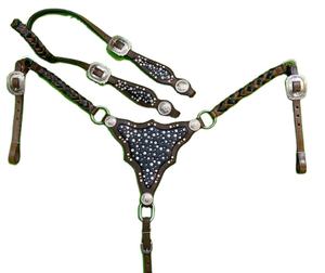 Cabecera de caballo de cuero Argentino de diseño antiguo suave y ligero 100% cuero de vaca Western Headstall a precio de mercado - Product Image 1