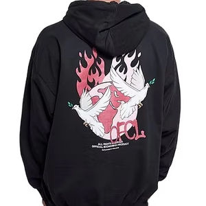 T-shirts OEM personnalisés 100% coton 480 GSM Impression de motifs de logo Sweatshirts pour hommes de base de haute qualité Sweatshirts à capuche grande taille Bangladesh - Product Image 3