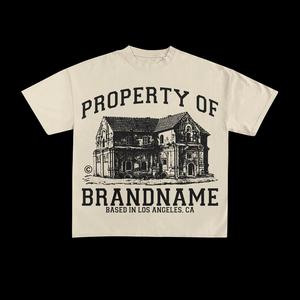 T-shirts pour hommes à col rond en coton 100% de haute qualité, imprimés sur mesure, coupe ample - Product Image 3