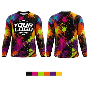 Camiseta de Paintball Personalizada, Camiseta de Speedball con Nombre, Número y Logotipo del Equipo, para Adultos, de Spandex/Poliéster, Manga Corta - Product Image 3
