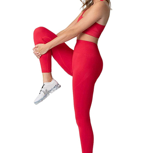 Sports & Active Wear Women's 2-Piece Gym Fitness Yoga Suit Breathable and Lightweight Full Sleeves <b>Top</b> & Legging Yoga Sets - Product Image 2