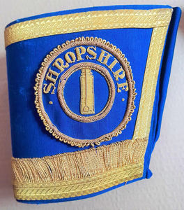 Manchettes de gants maçonniques pour l'artisanat de broderie Point de croix et couture Ronpex - Product Image 2