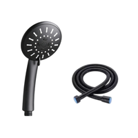 Pommeau de douche rond à jet de pluie moderne, haute pression, économiseur d'eau, finition chromée, pour salle de bain d'hôtel