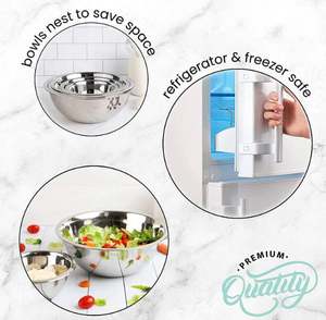 ชุดเครื่องใช้บนโต๊ะอาหารเครื่องผสมอาหารชามผสมอาหารทำจากสเตนเลสสตีลเครื่องมือทำรังสำเร็จรูป2025 - Product Image 4