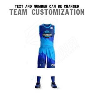 Meilleure vente grande taille ensemble d'uniformes de basket-ball d'été pour hommes short de haute qualité imprimé par sublimation personnalisable et respirant - Product Image 5