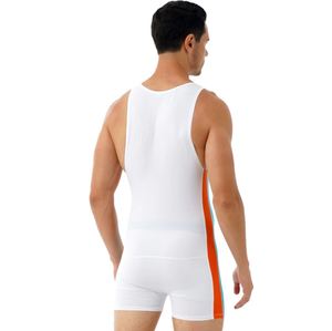 Best Selling Sleeveless Fitness Workout <b>Singlet</b> Customized Color Breathable Tournament Bodybuilding Wrestling Uniform - Product Image 2