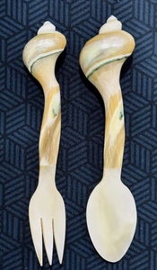 Cuillère en nacre du Vietnam Outil de service en coquille unique fabriqué à la main pour le dessert buffet de fruits de mer et la gastronomie - Product Image 3