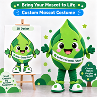 Costume de Mascotte Écologique Personnalisé OEM ODM, Fabricant de Costumes de Personnages Promotionnels pour Événements