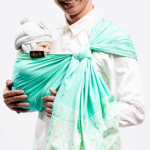 Sling de bebé con patrón étnico tradicional de alta calidad, tela suave y duradera para todos los días, cómodo, elegante, llevar suministros para bebés - Product Image 3